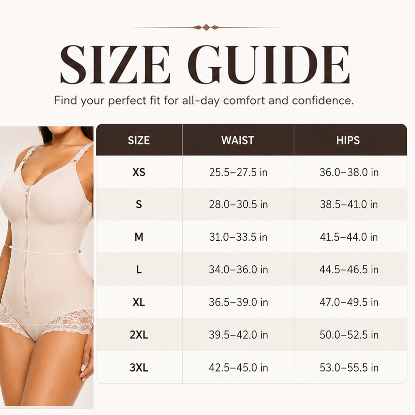 Edertas Full-Body Tummy Control & Butt-Lifting Shapewear
