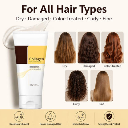 Edertas 5-Minute Deep Conditioning Hair Mask for Dry, Frizzy & Damaged Hair