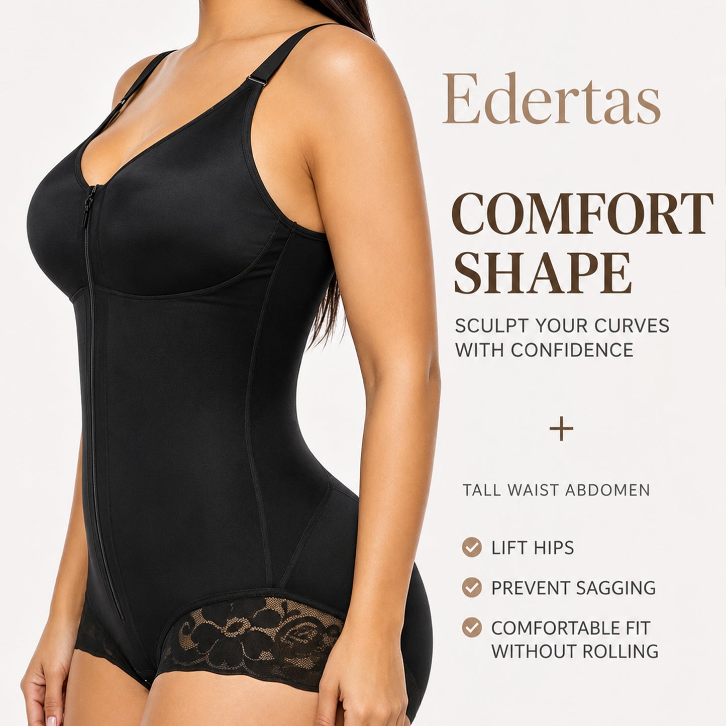 Edertas Full-Body Tummy Control & Butt-Lifting Shapewear