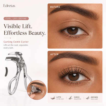Edertas 2-in-1 Wide-Angle Lash Curler Set