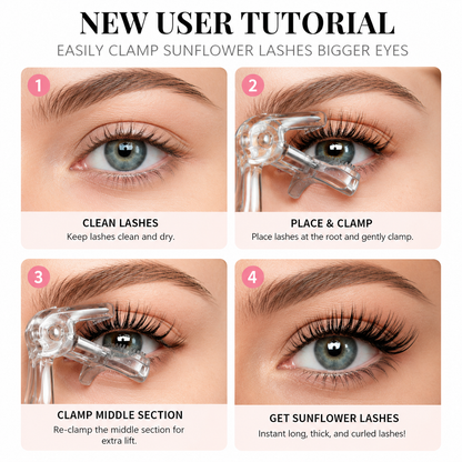 Edertas 2-in-1 Wide-Angle Lash Curler Set