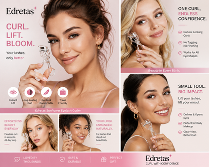 Edertas 2-in-1 Wide-Angle Lash Curler Set