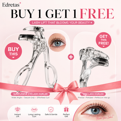 Edertas 2-in-1 Wide-Angle Lash Curler Set
