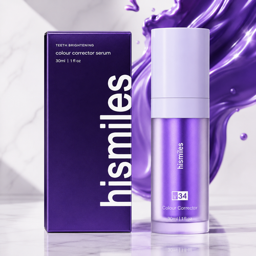 Hismiles Purple Toothpaste – Color Correcting Teeth Brightener