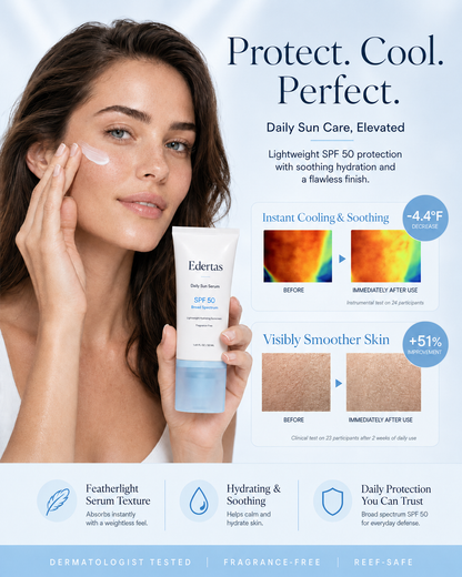 Edertas SPF 50 Daily Sun Serum