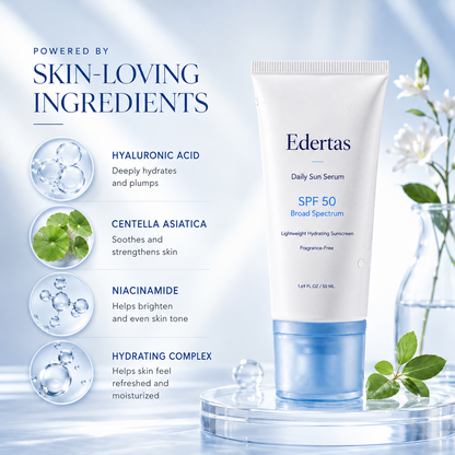 Edertas SPF 50 Daily Sun Serum