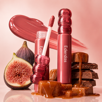 Ederdas Juicy Glazed Lip Tint – Soft Color, Mirror Shine