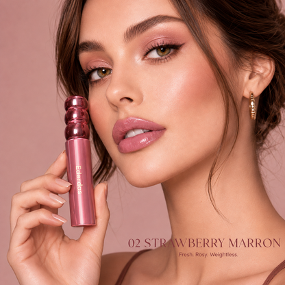 Ederdas Juicy Glazed Lip Tint – Soft Color, Mirror Shine