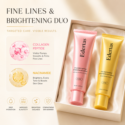 Edertas Eye Rescue Trio – Brighten, Depuff & Smooth Tired Eyes