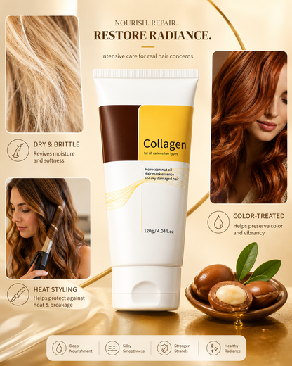 Edertas 5-Minute Deep Conditioning Hair Mask for Dry, Frizzy & Damaged Hair