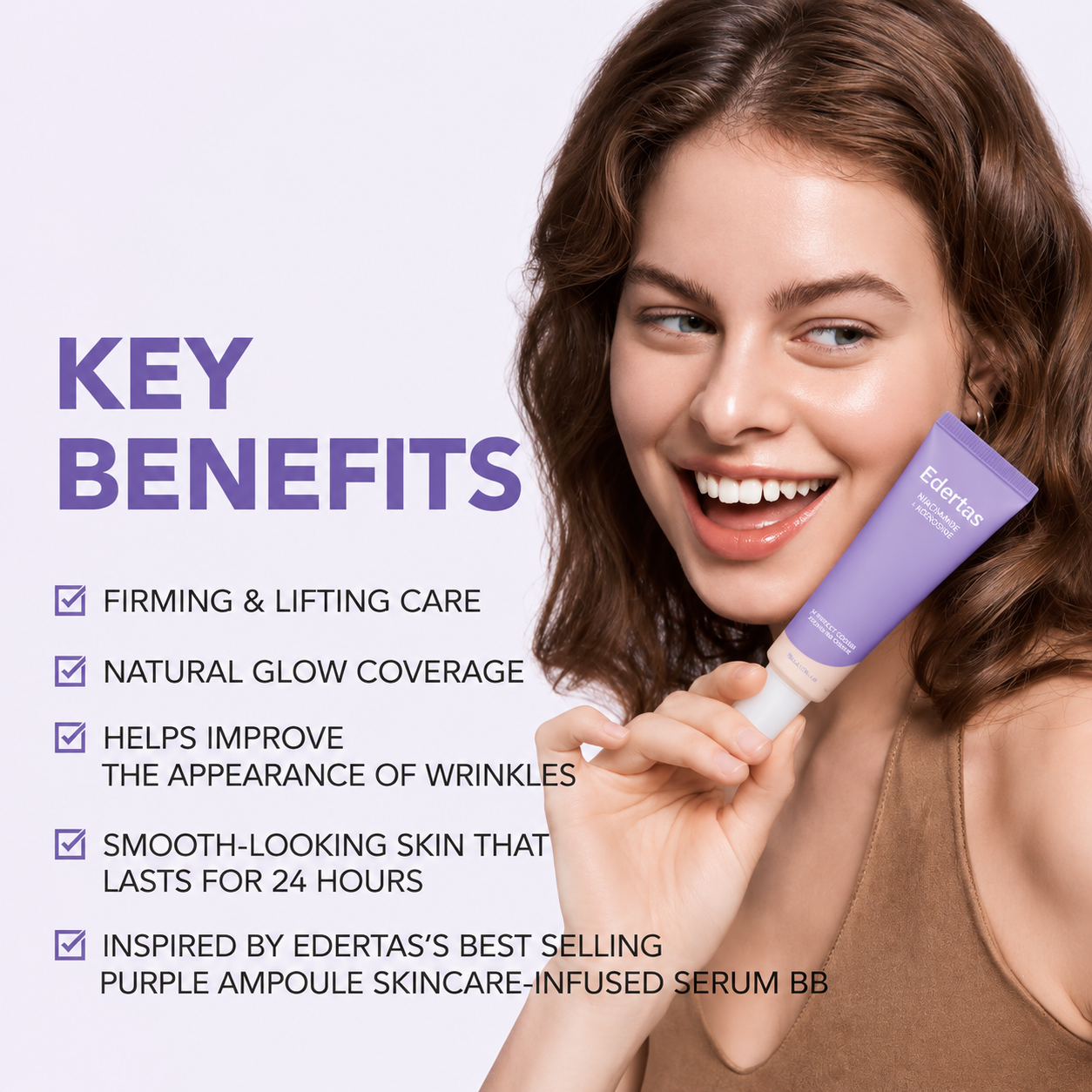 Edertas Skin Veil Serum BB Cream – Covers Dark Spots Without Looking Cakey