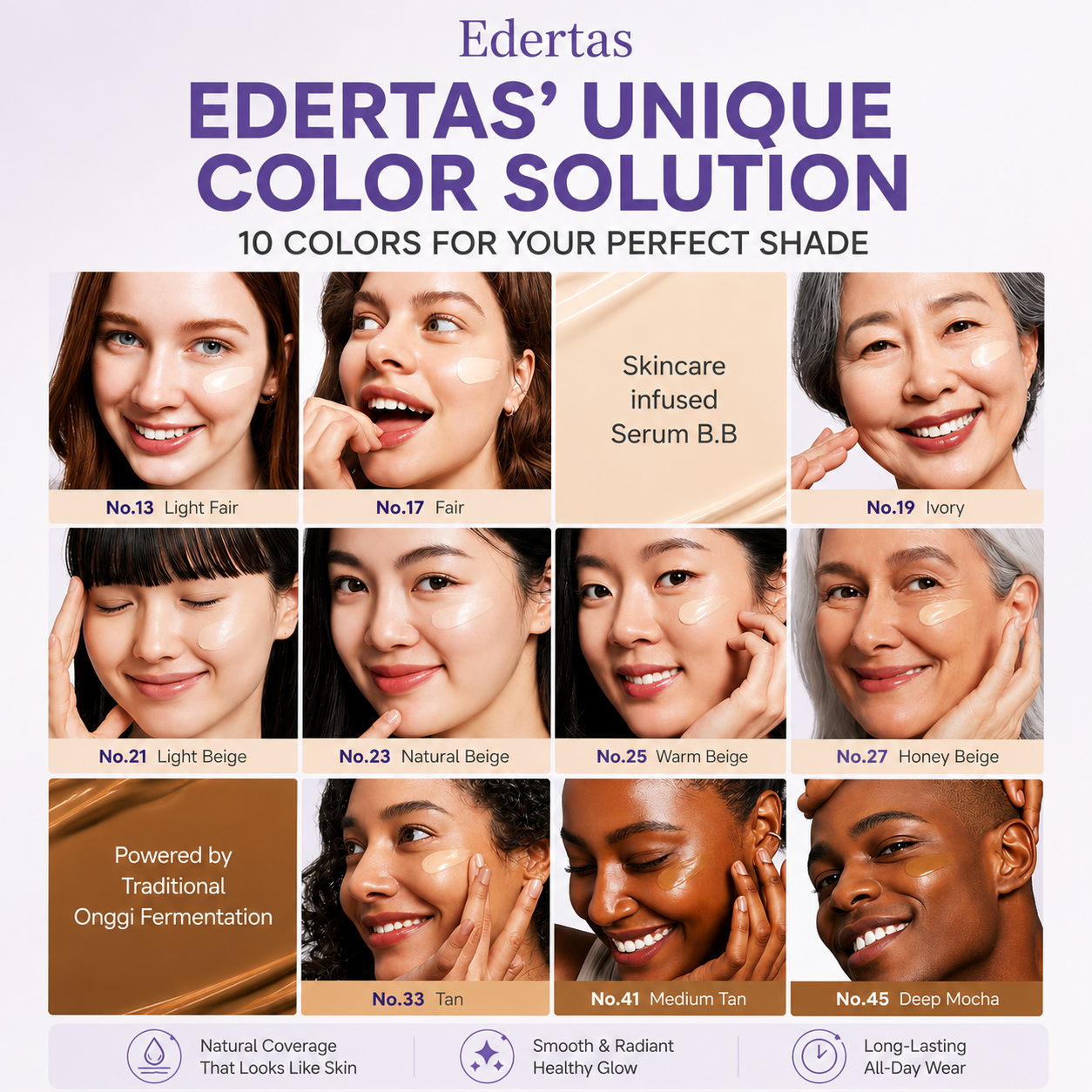 Edertas Skin Veil Serum BB Cream – Covers Dark Spots Without Looking Cakey