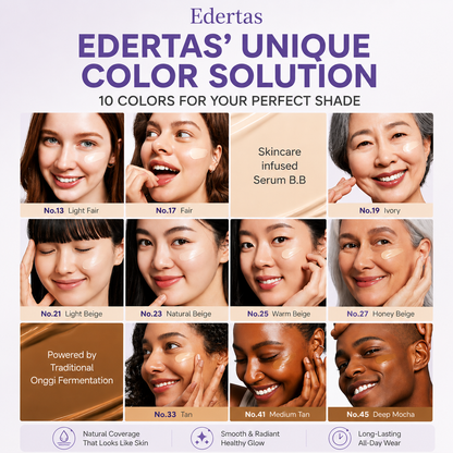 Edertas Skin Veil Serum BB Cream – Covers Dark Spots Without Looking Cakey