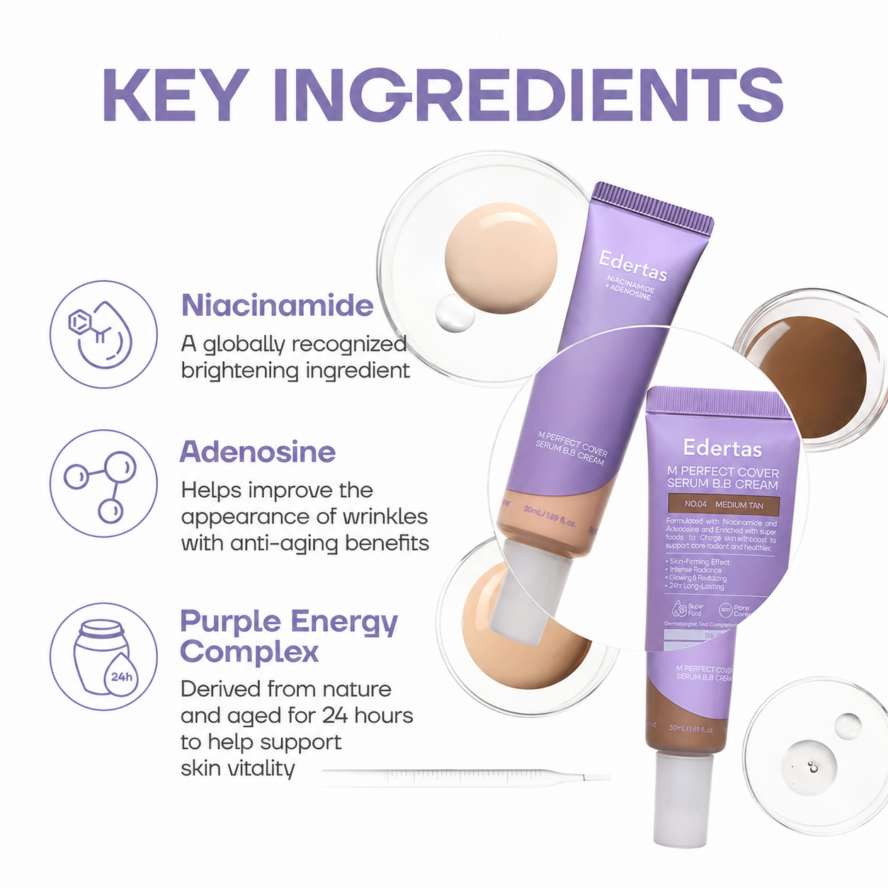 Edertas Skin Veil Serum BB Cream – Covers Dark Spots Without Looking Cakey
