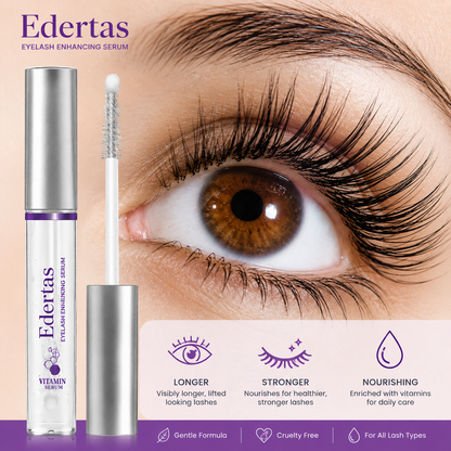 Edertas Eyelash Serum – Say Goodbye to Short, Sparse Lashes