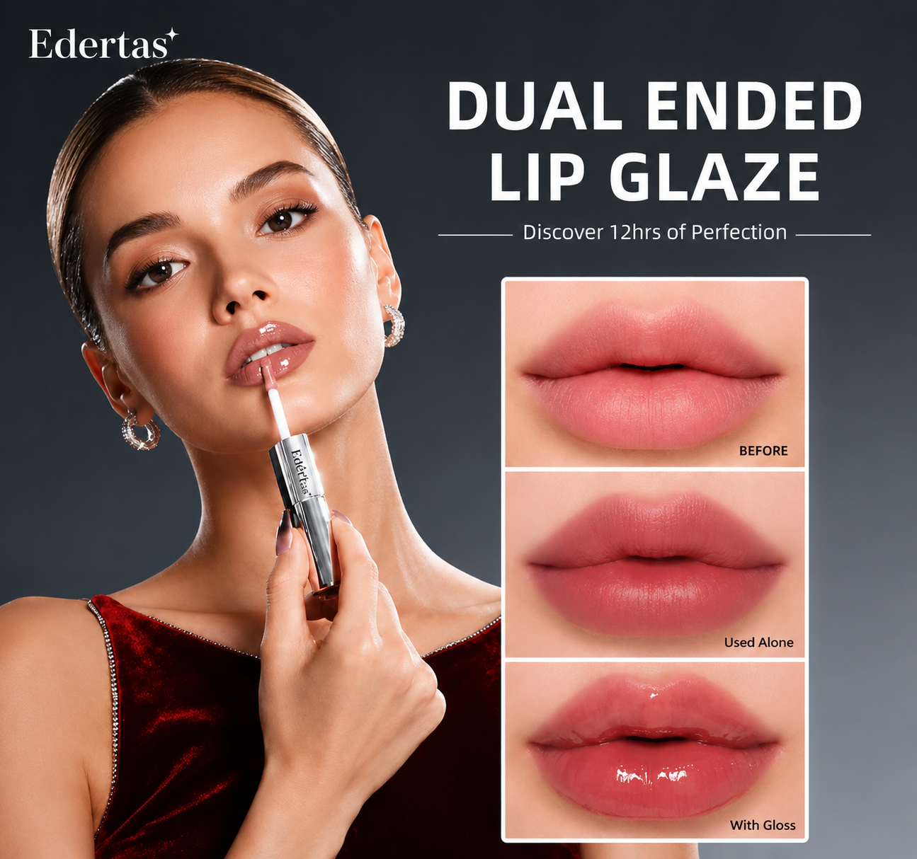 Edertas Velvet & Glow Lip Duo