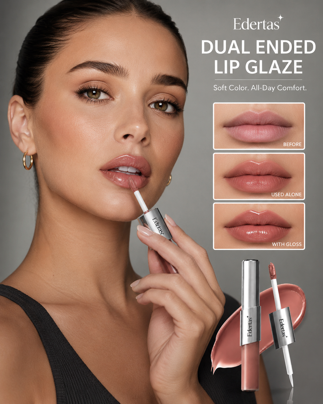 Edertas Velvet & Glow Lip Duo