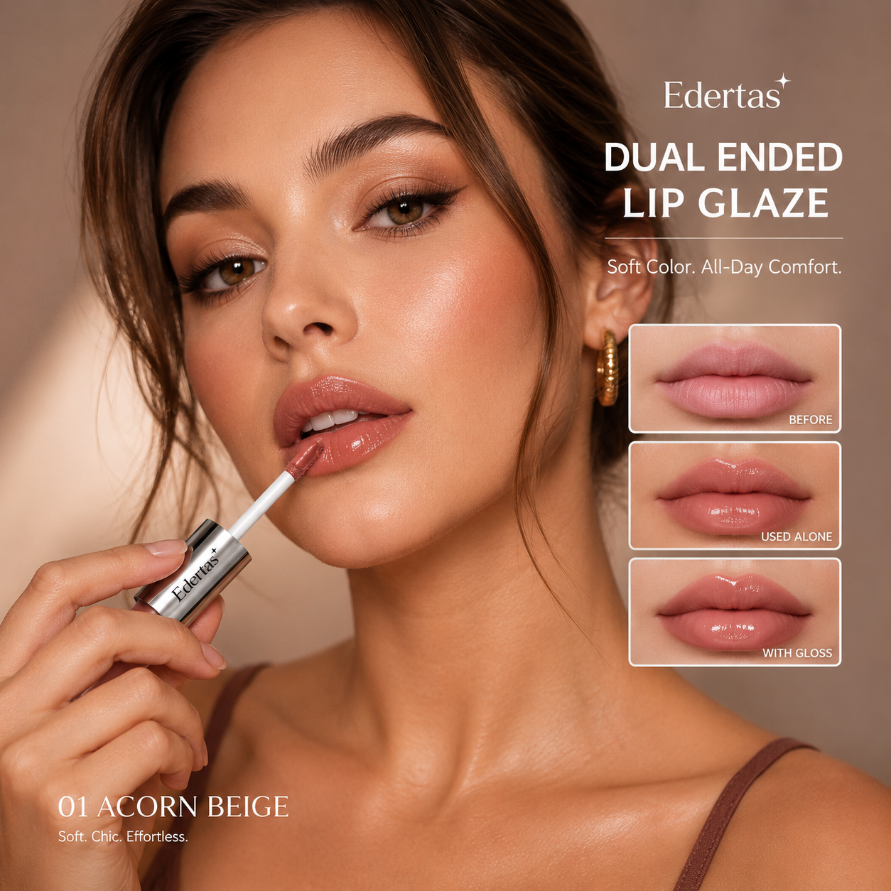 Edertas Velvet & Glow Lip Duo