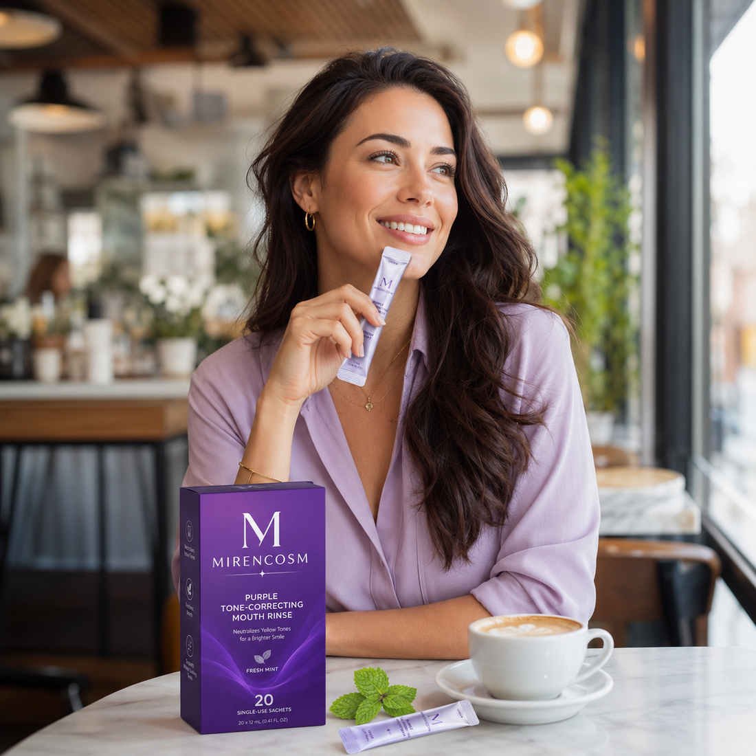 Purple Mouthwash - Sachets 20 Pack - Peroxide-Free